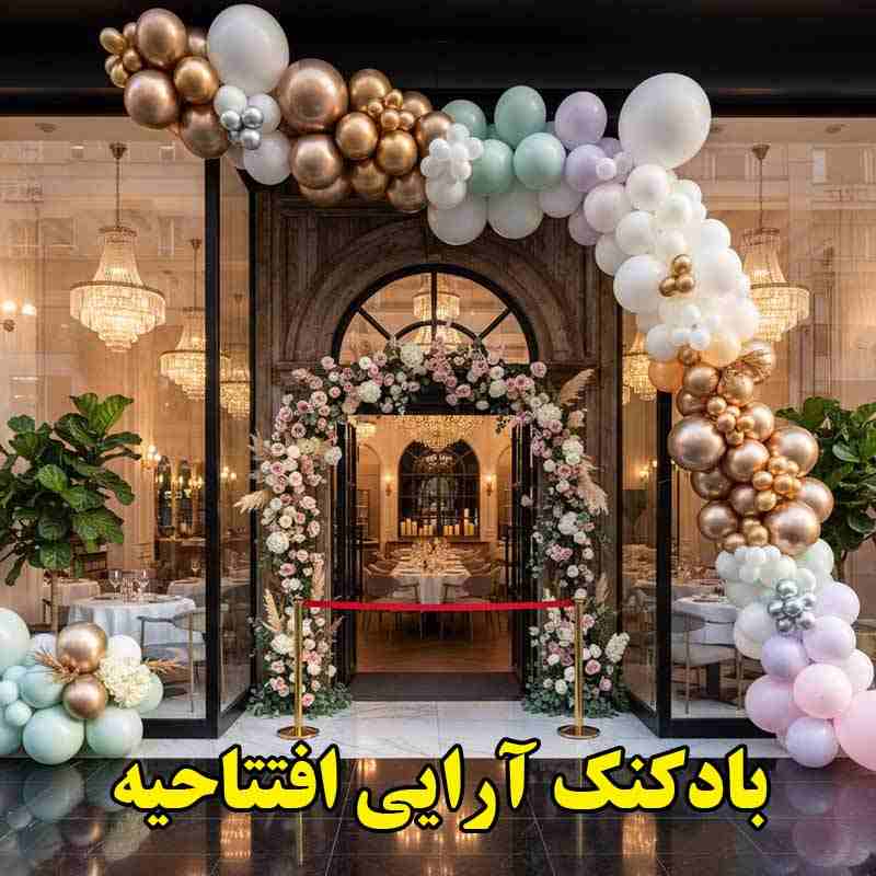 بادکنک آرایی افتتاحیه